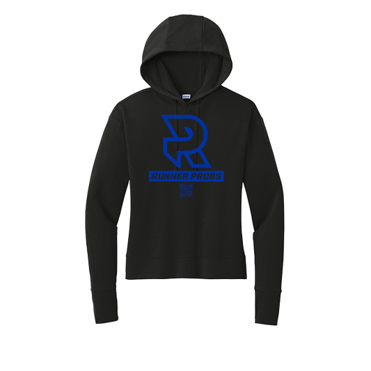 LOGO (Royal) - Womens Flex Fleece Pullover Hoodie