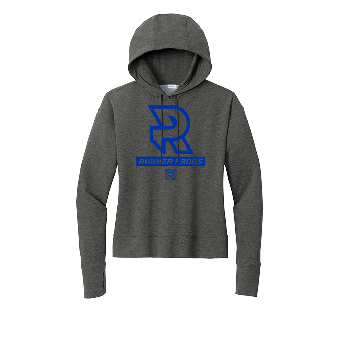 LOGO (Royal) - Womens Flex Fleece Pullover Hoodie