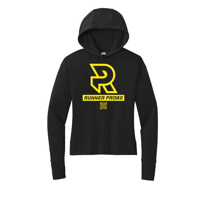 LOGO (Yellow) - Womens Flex Fleece Pullover Hoodie