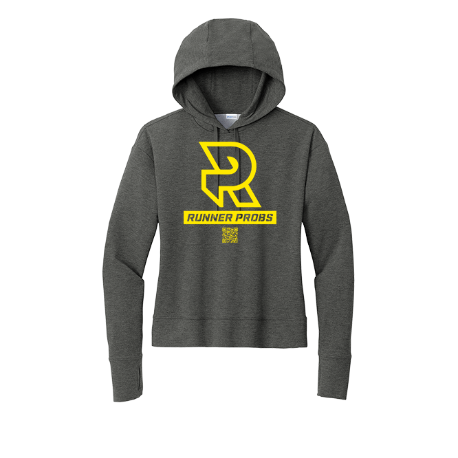 LOGO (Yellow) - Womens Flex Fleece Pullover Hoodie