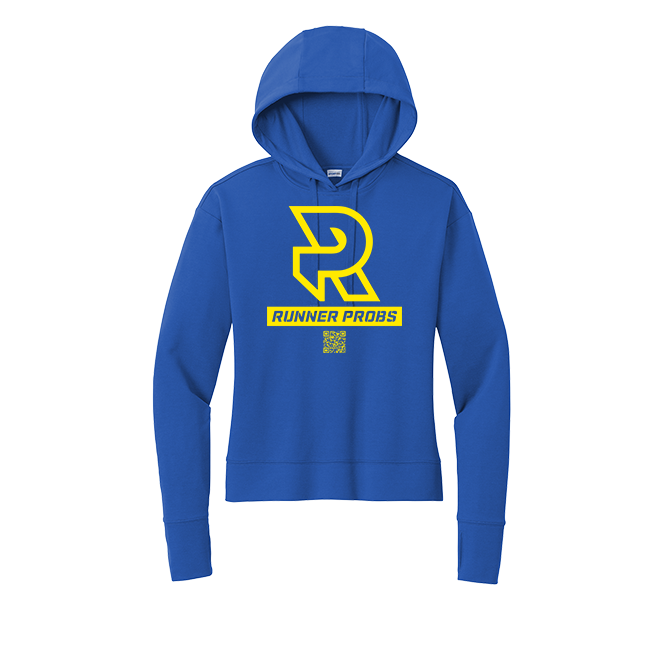 LOGO (Yellow) - Womens Flex Fleece Pullover Hoodie