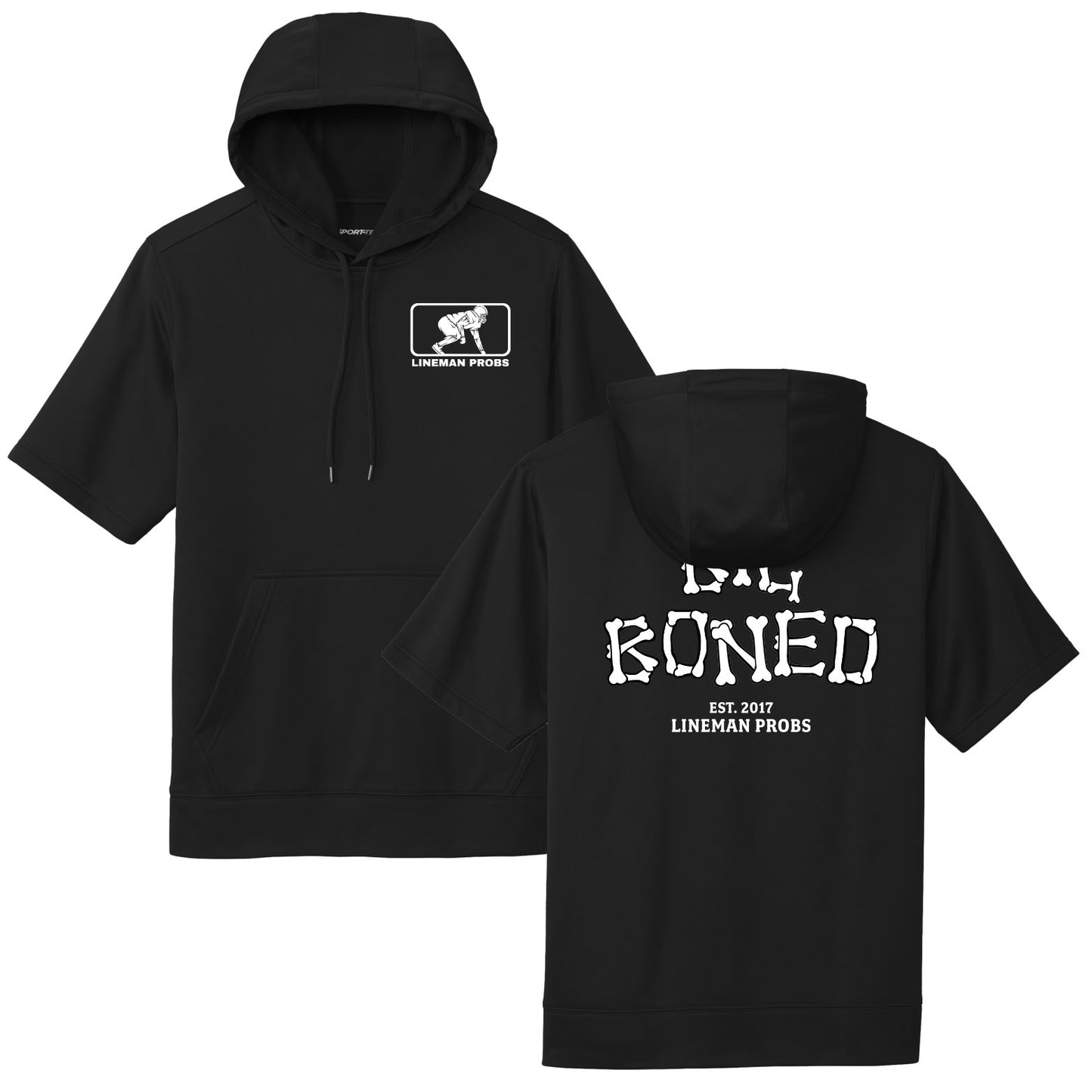 BIG BONED - BIG BONED - Short Sleeve Hoodie