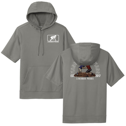 BIG BONED - MASS MOVES MASS - Short Sleeve Hoodie