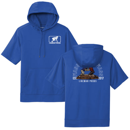 BIG BONED - MASS MOVES MASS - Short Sleeve Hoodie
