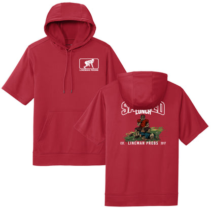 BIG BONED - SACKED LUNCH - Short Sleeve Hoodie