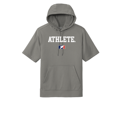 ATHLETE (White) - Short Sleeve Hoodie