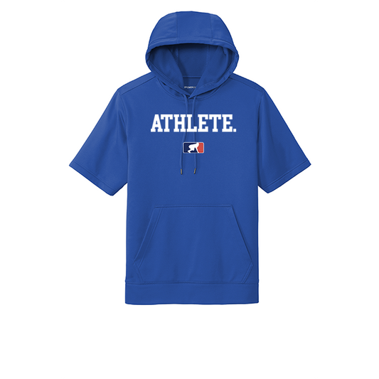 ATHLETE (White) - Short Sleeve Hoodie