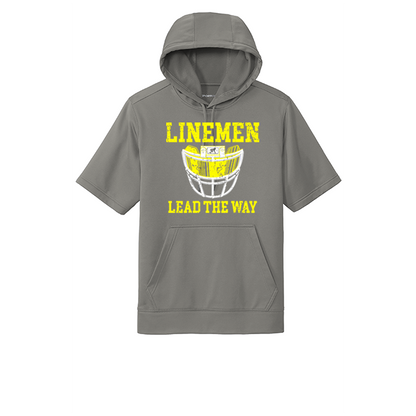 FAITH FAMILY FOOTBALL (A) (White) - Short Sleeve Hoodie