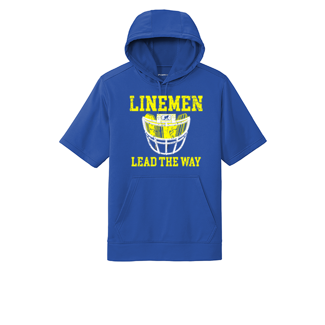 ATHLETE (Black) - Short Sleeve Hoodie