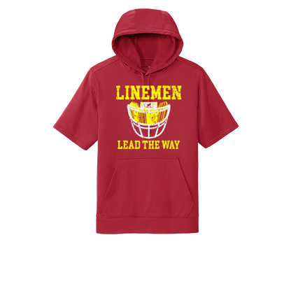 FAITH FAMILY FOOTBALL (A) (Black) - Short Sleeve Hoodie