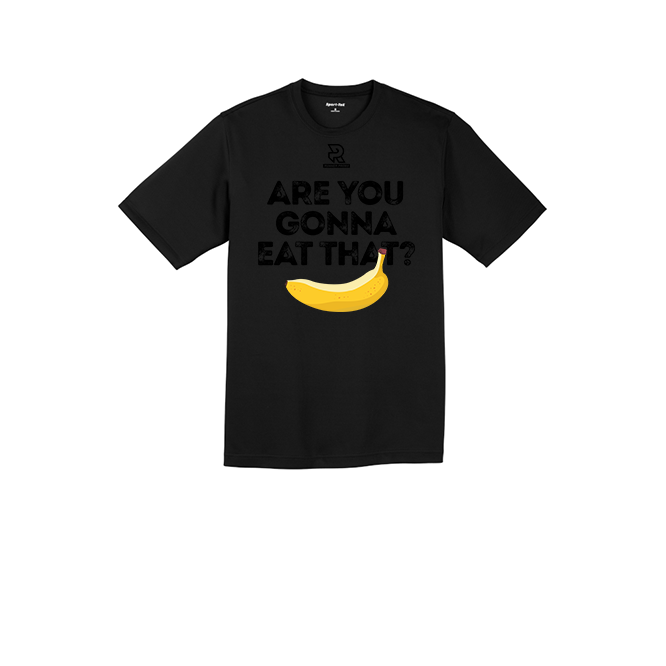 ARE YOU GONNA EAT THAT? (Black) - RacerMesh Short Sleeve Tee