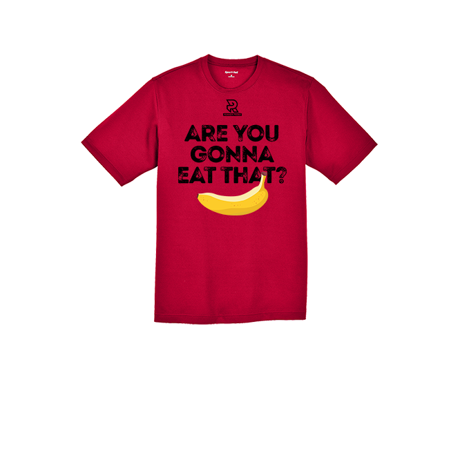 ARE YOU GONNA EAT THAT? (Black) - RacerMesh Short Sleeve Tee