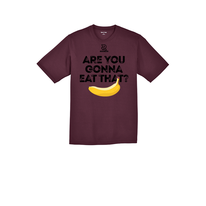 ARE YOU GONNA EAT THAT? (Black) - RacerMesh Short Sleeve Tee