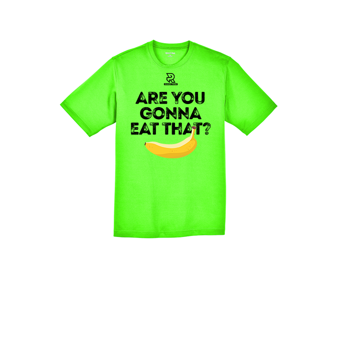 ARE YOU GONNA EAT THAT? (Black) - RacerMesh Short Sleeve Tee
