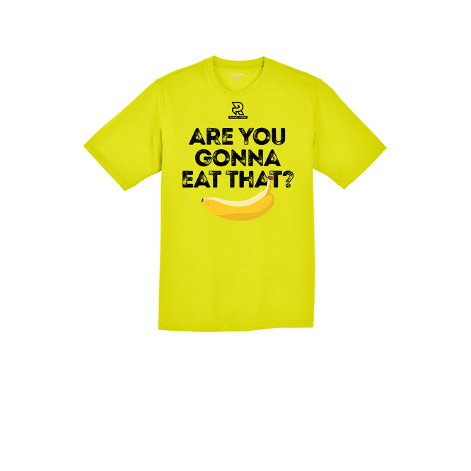 ARE YOU GONNA EAT THAT? (Black) - RacerMesh Short Sleeve Tee