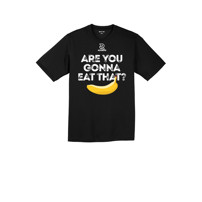 ARE YOU GONNA EAT THAT? (White) - RacerMesh Short Sleeve Tee