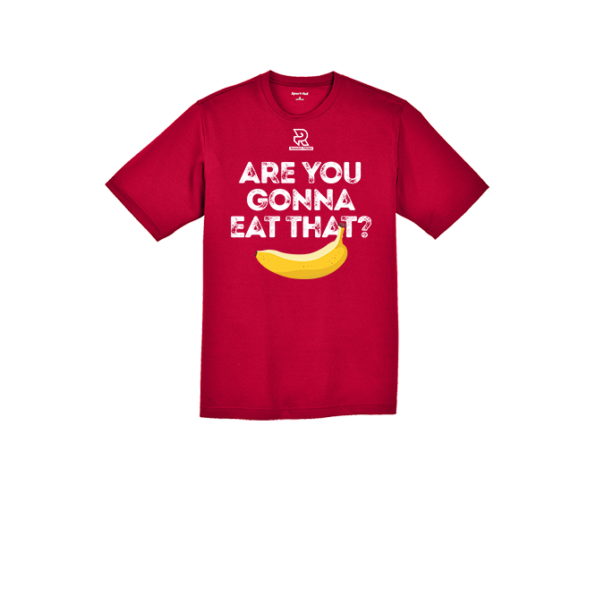ARE YOU GONNA EAT THAT? (White) - RacerMesh Short Sleeve Tee
