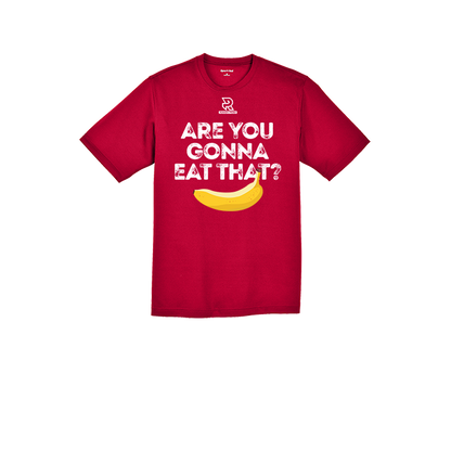 ARE YOU GONNA EAT THAT? (White) - RacerMesh Short Sleeve Tee