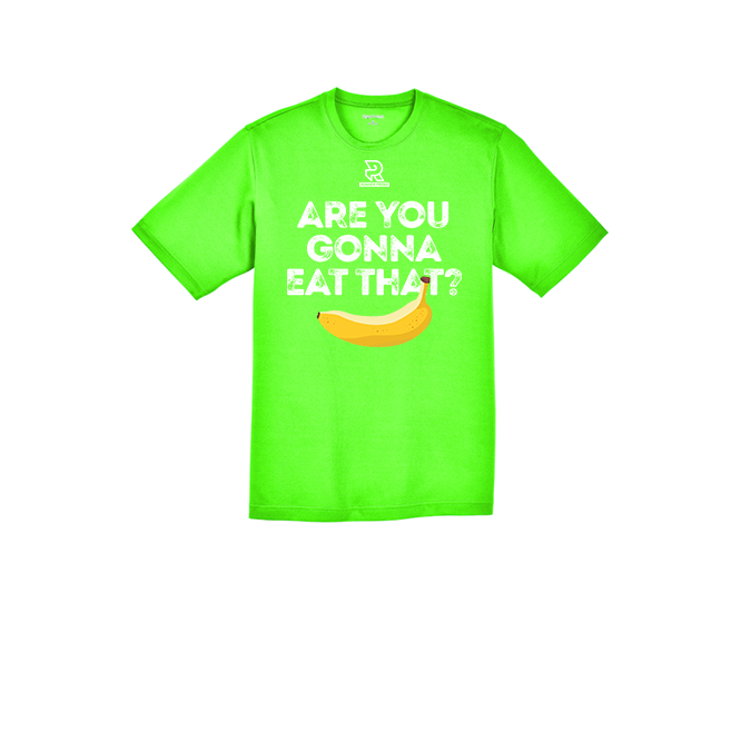 ARE YOU GONNA EAT THAT? (White) - RacerMesh Short Sleeve Tee
