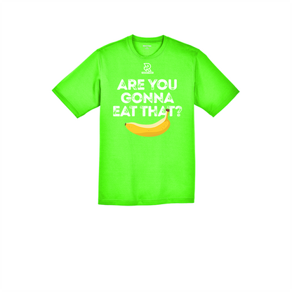ARE YOU GONNA EAT THAT? (White) - RacerMesh Short Sleeve Tee