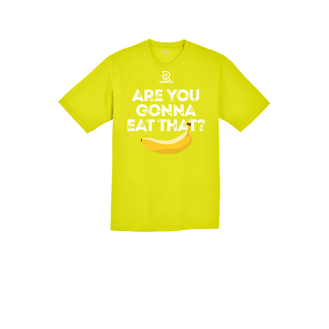 ARE YOU GONNA EAT THAT? (White) - RacerMesh Short Sleeve Tee