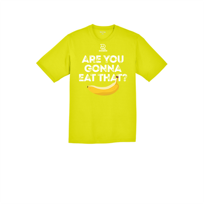ARE YOU GONNA EAT THAT? (White) - RacerMesh Short Sleeve Tee
