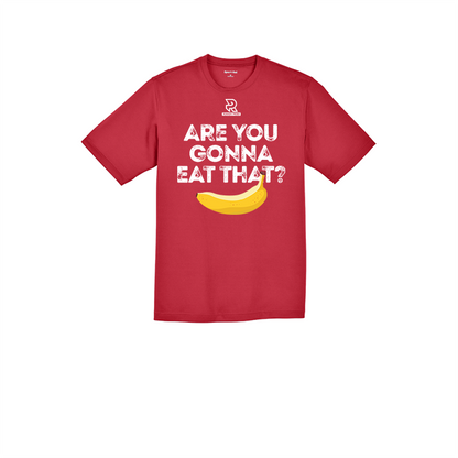 ARE YOU GONNA EAT THAT? (White) - RacerMesh Short Sleeve Tee