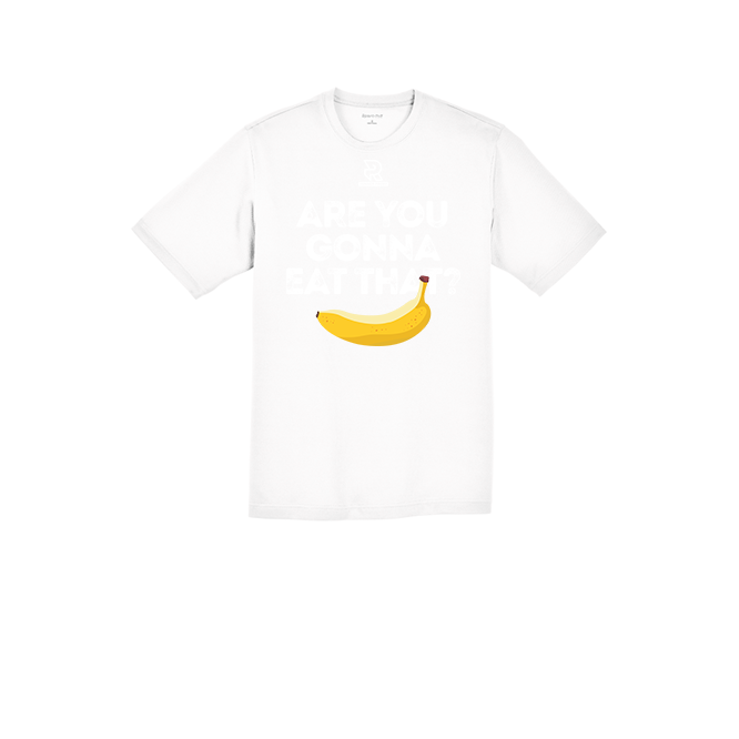 ARE YOU GONNA EAT THAT? (White) - RacerMesh Short Sleeve Tee