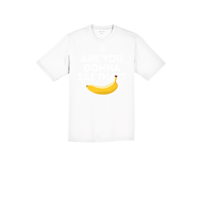 ARE YOU GONNA EAT THAT? (White) - RacerMesh Short Sleeve Tee