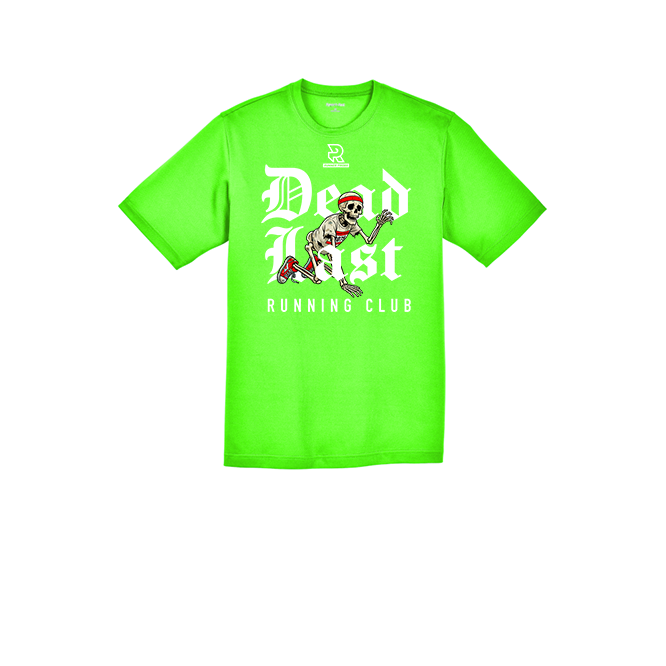 DEAD LAST (White) - RacerMesh Short Sleeve Tee