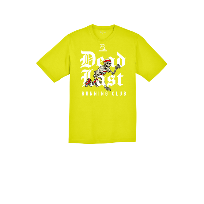 DEAD LAST (White) - RacerMesh Short Sleeve Tee