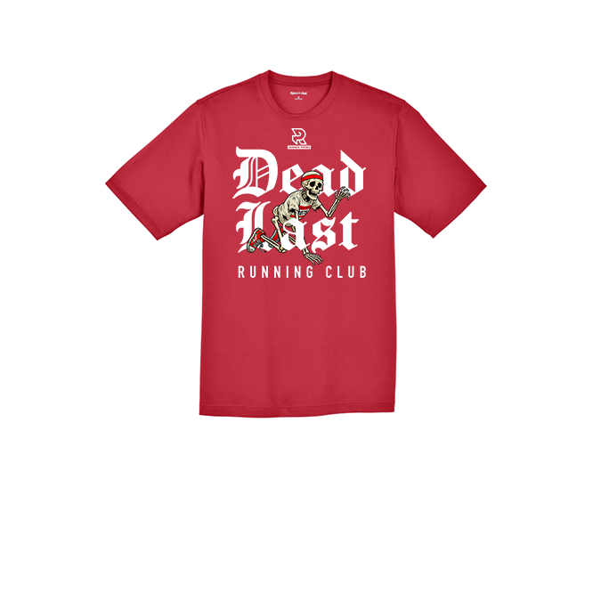 DEAD LAST (White) - RacerMesh Short Sleeve Tee