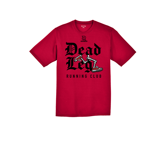 DEAD LEG (Black) - RacerMesh Short Sleeve Tee