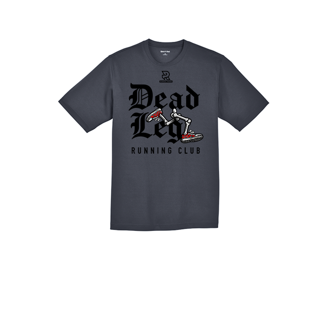 DEAD LEG (Black) - RacerMesh Short Sleeve Tee