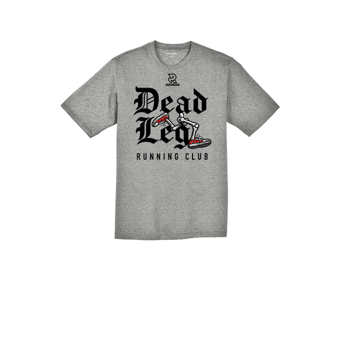 DEAD LEG (Black) - RacerMesh Short Sleeve Tee