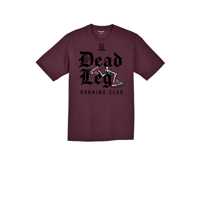 DEAD LEG (Black) - RacerMesh Short Sleeve Tee