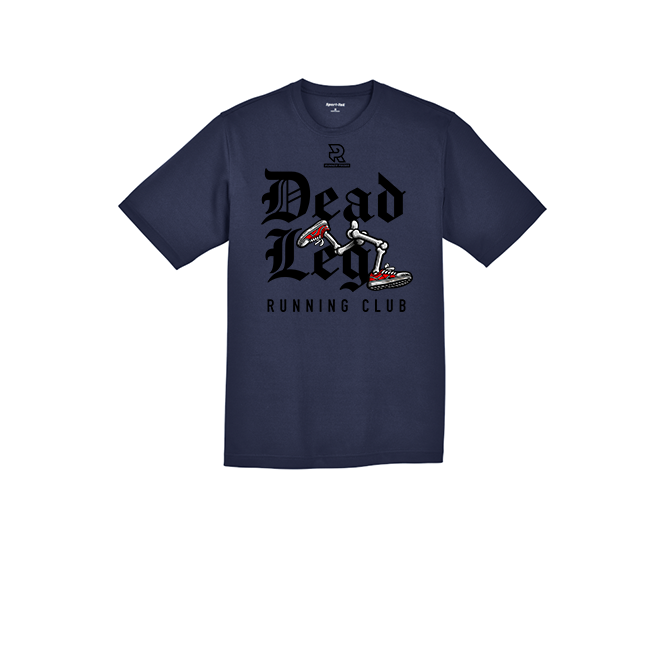 DEAD LEG (Black) - RacerMesh Short Sleeve Tee