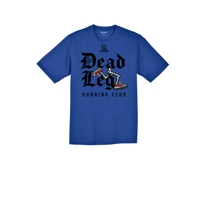 DEAD LEG (Black) - RacerMesh Short Sleeve Tee