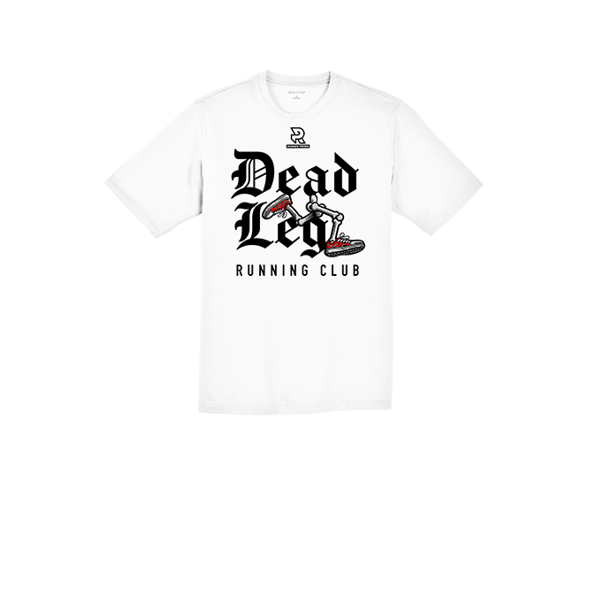 DEAD LEG (Black) - RacerMesh Short Sleeve Tee