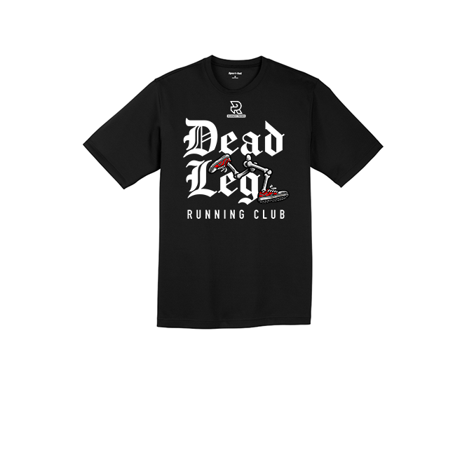 DEAD LEGS (White) - RacerMesh Short Sleeve Tee