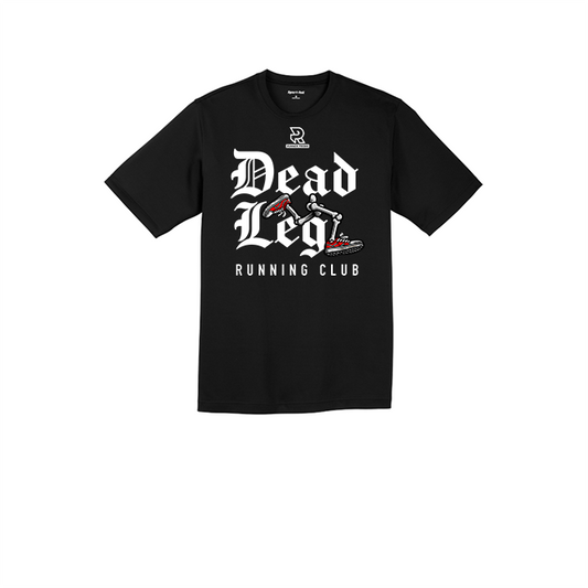 DEAD LEGS (White) - RacerMesh Short Sleeve Tee