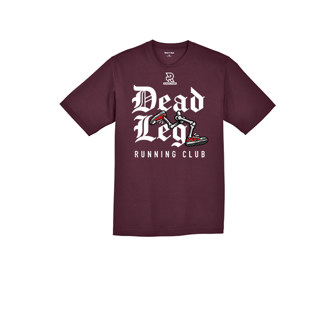 DEAD LEGS (White) - RacerMesh Short Sleeve Tee