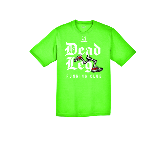 DEAD LEGS (White) - RacerMesh Short Sleeve Tee