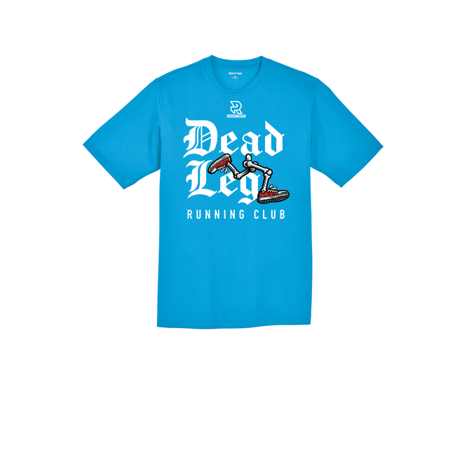 DEAD LEGS (White) - RacerMesh Short Sleeve Tee