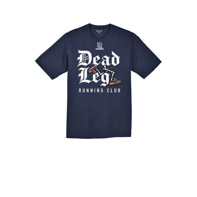 DEAD LEGS (White) - RacerMesh Short Sleeve Tee