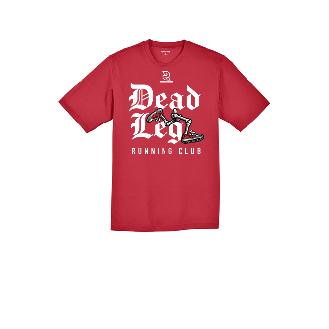 DEAD LEGS (White) - RacerMesh Short Sleeve Tee