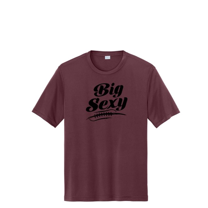 BIG SEXY (A) (Black) - Tall Performance Tee