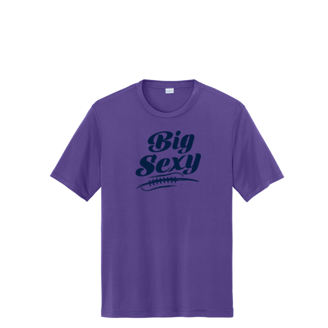 BIG SEXY (A) (Navy) - Performance Tee