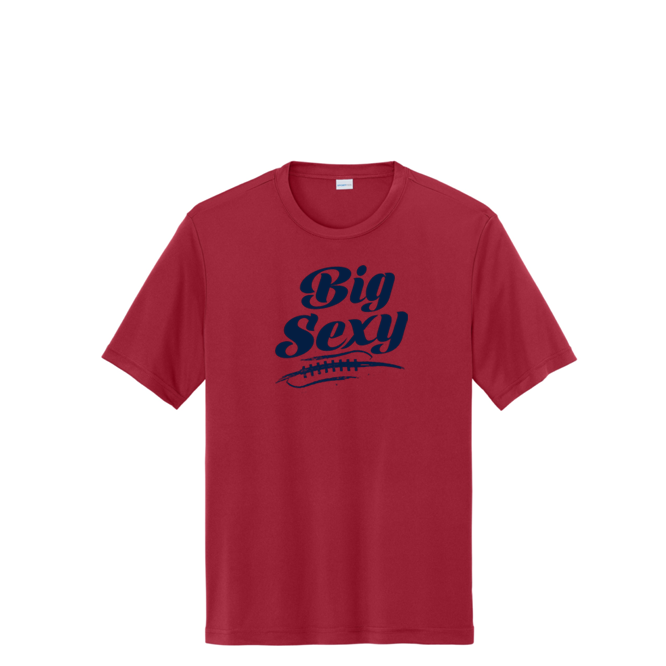 BIG SEXY (A) (Navy) - Performance Tee