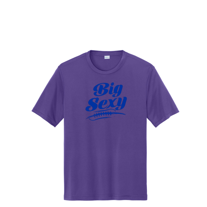 BIG SEXY (A) (Royal) - Performance Tee